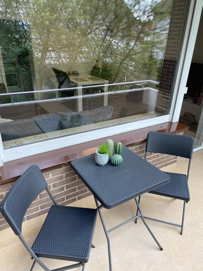 Stilvolles, Frisch Renoviertes 2Zi Apartment Mit Kueche Und Balkon In Kliniknaehe Bad Oeynhausen Εξωτερικό φωτογραφία