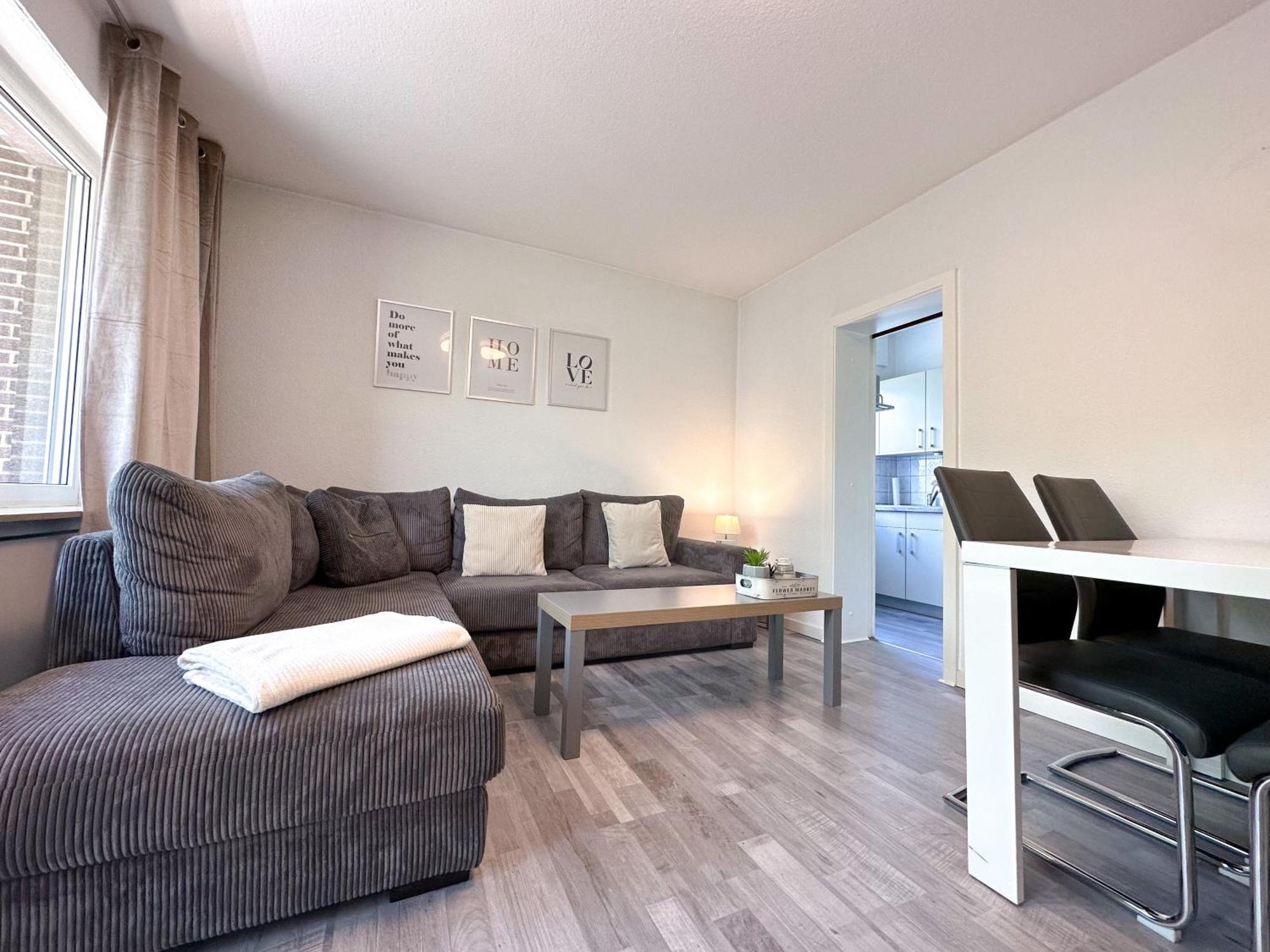 Stilvolles, Frisch Renoviertes 2Zi Apartment Mit Kueche Und Balkon In Kliniknaehe Bad Oeynhausen Εξωτερικό φωτογραφία